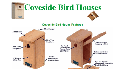 eshop at  Coveside Bird Houses's web store for Made in America products